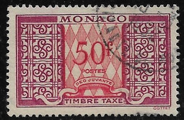 Monaco. Taxe 38A Oblitéré Cote 61€. - Impuesto