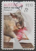 AUSTRALIA - DIE-CUT- USED 2021 $1.10 RSPCA 150 Years Caring And Protecting - Research - Possom - Oblitérés