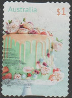 AUSTRALIA - DIE-CUT- USED 2019 $1.00 Moments To Treasure - Cake - Used Stamps