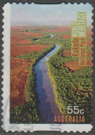AUSTRALIA - DIE-CUT- USED 2010 55c World Heritage Sites - Kakadu - Used Stamps