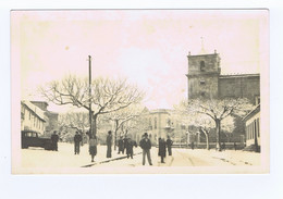 F1024) Portugal RARO Amador Fotográfico Castelo Branco Rua Da Sé E Sé Catedral AUTOMÓVEL  C.1939 (cansado) - Castelo Branco