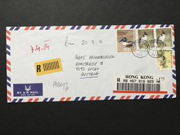 ◆◆◆ Hong Kong  2014 - Postal History -Registered To The AUSTRIA  2014 's - Cartas