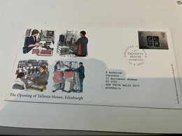 (1 J 19) United Kingdom - Great Britain - UK FDC 2001 - Opening Of Tallents Hose - 2001-2010 Em. Décimales