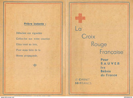 BLOC De  DIX TIMBRES - VIGNETTES  1947 - CROIX ROUGE - "POUR SAUVER Les BEBES De FRANCE " - PEU COURANT - TRES BON ETAT - Croix Rouge