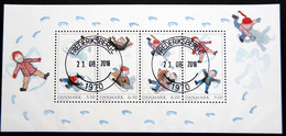 Denmark 2009 Play In The Snow  MiNr.1544-47   BLOCK 37 27-10-2009 ( Lot Mappe ) - Blocs-feuillets
