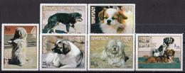BHUTAN 530-535,unused,dogs - Perros