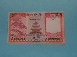 5 Rupees ( Five ) 2012 - NEPAL Rastra Bank ( Voir / See > Scans ) UNC ! - Nepal