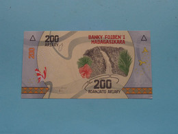 200 Ariary ( Roanjato Ariary ) 2017 - Banky Foiben'i MADAGASIKARA ( Voir / See > Scans ) UNC ! - Madagaskar