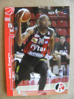 Basketball Card Lithuania Seb Bbl Baltic League Lietuvos Rytas Vilnius Team Player Emmet - Otros & Sin Clasificación