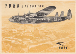 CPA - Avro York Speedbird - Compagnie B.O.A.C. ( British Overseas Airways Corporation ) - 1939-1945: 2nd War
