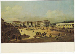 Wien, Kunsthistorisches Museum - Bernardo Bellotto, Gen. Canaletto - Lustschloß Schönbrunn  (Österreich) - Kutsche - Museos