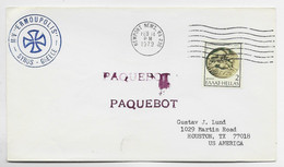 GRECE 2A SOLO LETTRE COVER MECANIQUE NEWPORT NEWS FEB 14 1979 + PAQUEBOT TO USA SYRUS GREECE - Briefe U. Dokumente