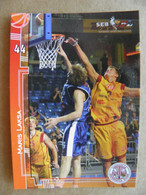 Basketball Card Latvia Seb Bbl Baltic League Ventspils Team Player Laksa - Altri & Non Classificati