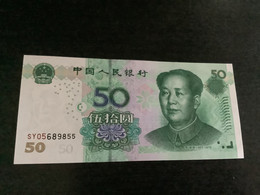 Billet Chine Neuf 50 Yuan RMB Superbe! - Cina