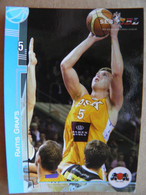 Basketball Card Latvia Seb Bbl Baltic League Ask Riga Team Player Grafs - Andere & Zonder Classificatie