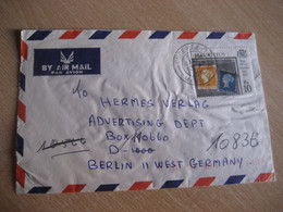 CUREPIPE 1998 To Berlin Germany Air Mail Cancel Cover Stamp On Stamp MAURITIUS - Mauritius (1968-...)