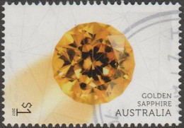 AUSTRALIA - USED 2017 $1.00 Rare Beauties - Jewels - Golden Sapphire - Used Stamps