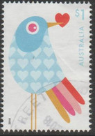 AUSTRALIA - USED 2018 $1.00 With Love - Blue Bird - Used Stamps