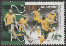 AUSTRALIA - USED 2022 $1.10 Men's National Football Team - Socoroos - Gebraucht