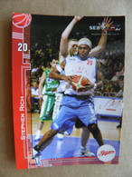 Basketball Card Latvia Seb Bbl Baltic League Barons Riga Team Player Rich - Altri & Non Classificati