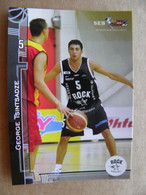 Basketball Card Estonia Seb Bbl Baltic League Rock Tallinn Team Player Tsintsadze - Other & Unclassified