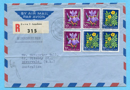 Ersttagsbrief Von Bern Nach Rivervale / Australien 1961 - Cartas