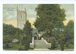 Postcard  Cornwall Culval Church Posted 1908 Penzance - Other