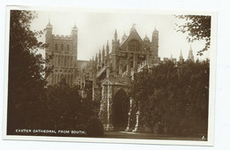 Postcard  Exeter Rp Cathedral From South Unused - Exeter