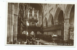 Postcard  Exeter Rp Cathedral The Choir From S.e  Unused - Exeter