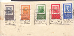 Timbres Sur Timbres - Hongrie- Devant De Lettre De 1935 - Oblit Budapest - Timbres Collé Sur Support - Rare - Covers & Documents
