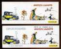 FRANCE - CARNET FÊTE DU TIMBRE 2001,GASTON LAGAFFE, INSCRIPTIONS ABSENTES SUR COUVERTURE - LUXE ET RARE - Postzegelboekjes