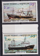 SPM - 1976 - BAREAUX DE PECHE - YVERT N°453/454 **  MNH - - Nuovi