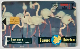 Spain Phone Card  Telefónica Phoenicopterus Ruber 1997 2000 + 100 PTA - Altri