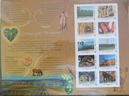 FRANCE Collector 2009 Champagne - Ardenne  (with Ititneraire Timbre)  MNH**. (PPZ3-890)2009 - Collectors