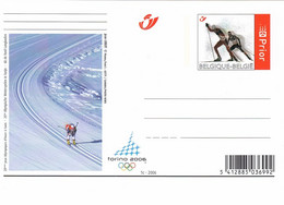 BELGIUM STAMPED STATIONERY 3 - Winter 2006: Torino