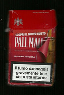 Tabacco Pacchetto Di Sigarette Italia - Pall Mall - Il Gusto Migliora Da 20 Pezzi ( Vuoto ) - Estuches Para Cigarrillos (vacios)