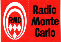 MONACO -- MONTE CARLO  --   Autocollant Plastic --  Radio Monte CARLO - Other & Unclassified