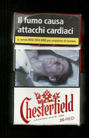 Tabacco Pacchetto Di Sigarette Italia - Chesterfield Red N.2 Da 20 Pezzi ( Vuoto ) - Etuis à Cigarettes Vides