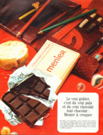 PUB CHOCOLAT  " MENIER "   1969  ( 14 ) - Chocolat