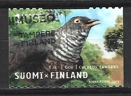 FINLANDE. N°1595 Oblitéré De 2003. Coucou. - Cuculi, Turaco