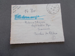 Delcampe - FRANCE.MILITARIA.GUERRE 39/45.LETTRE EN FRANCHISE MILITAIRE.CACHET POSTE AUX ARMEES..1939 - Documents