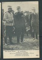 M. Poincaré Président De La République Sur Le Front Des Troupes Observant La Bataille    -  Xl 21 - Guerre 1914-18