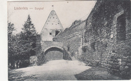 B6122) LINDENFELS / Odenwald - BURGHOF - Tolle Alte AK - Odenwald