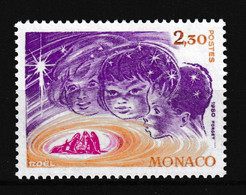 1980 Monaco, Mi:1446** Y&T: 1250**, Weihnachten - Noël - Navidad, Kinder, Krippe - Used Stamps