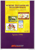 Catalogo Carte Telefoniche Telecom - 1996 N.10 - Livres & CDs