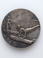 Valenciennes :Médaille En Bronze Argenté Nominative Au 20/07/1930 Graveur C. Charl - Gimnasia