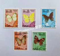 Cuba 1993 International Stamp Exhibition Philately Bangkok Thailand Animals Insects Butterflies Moths Butterfly USED - Gebruikt