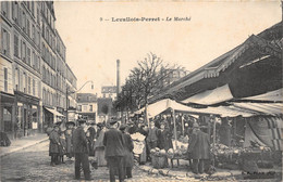 92-LEVALLOIS-PERRET- LE MARCHE - Levallois Perret