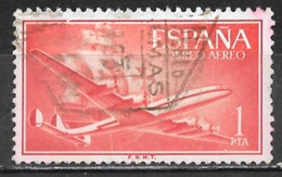 Spain 1955. Scott #C150 (U) Plane And Caravel - Used Stamps