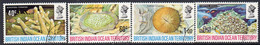 British Indian Ocean Territory BIOT 1972 Corals Set Of 4, Used, SG 41/4 (A) - Britisches Territorium Im Indischen Ozean